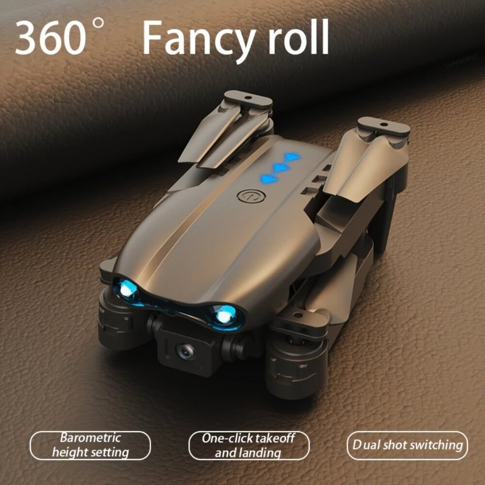 E99 Dual Camera Drone – Foldable FPV RC Quadcopter, Altitude Hold, One-Key Takeo